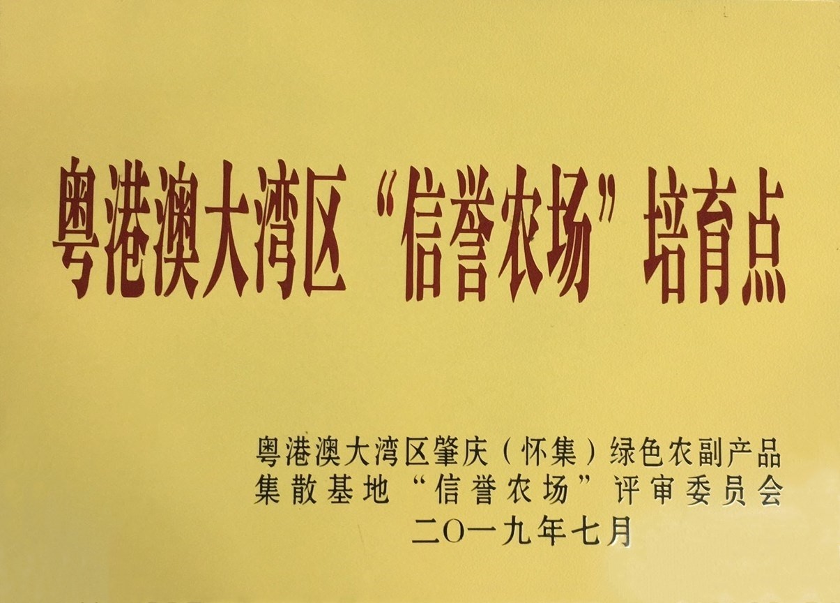 粵港澳大灣區&ldquo;信譽農場&rdquo;培育點